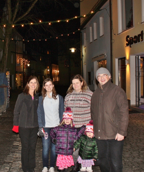 With Nadja and fam in Weiden