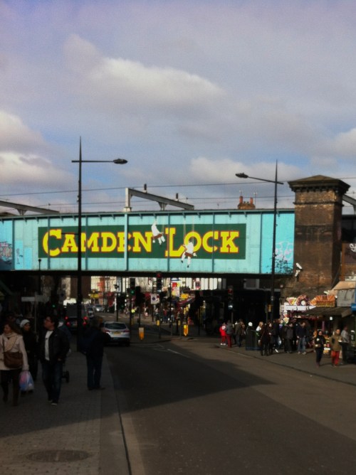 Camden Lock Road Sign