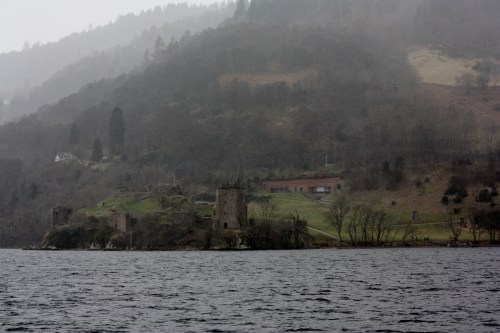 Urquhart Castle viewd from Loch Ness