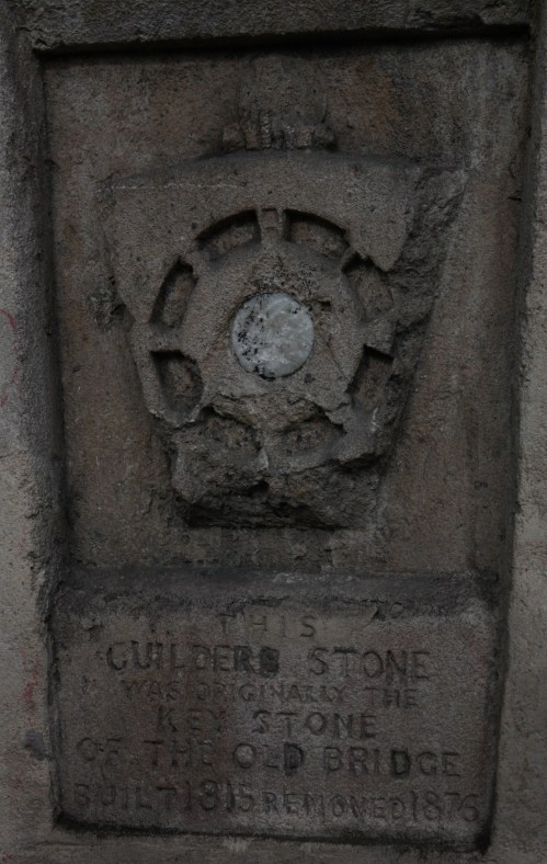 Original Keystone of the Old Bridge (circa 1815)