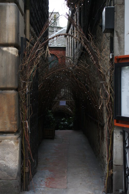 Passageway along the Royal Mile