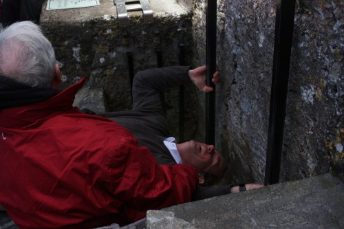 JP going in for the Kiss of the Blarney Store