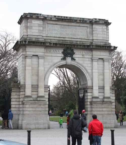 Fusillier's Arch into St Stephen's Green, Dublin