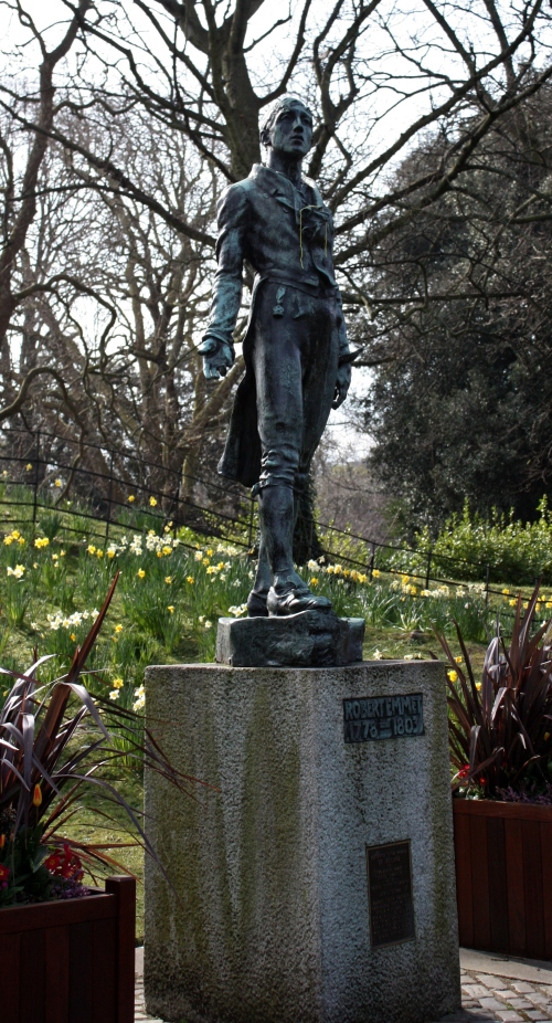 Robert Emmet (1778-1803) Statue in St Stephen's Green, Dublin Ireland
