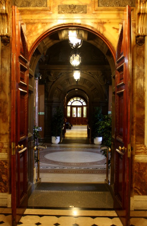 Doorway in City Hall, Glasgow