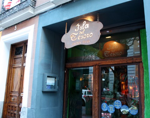 Isla del Tesoro, Vegetarian Restaurant