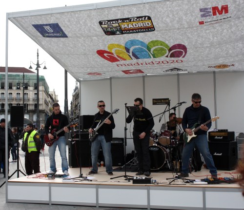 Fun Band at the 18K, Madrid Marathon