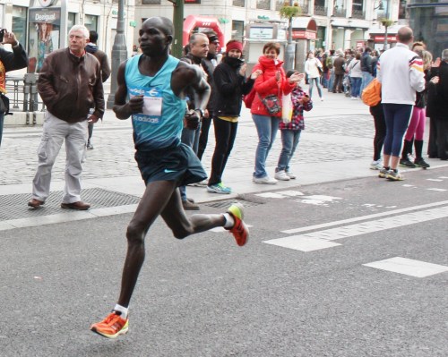 One of the Elite men, Madrid Marathon