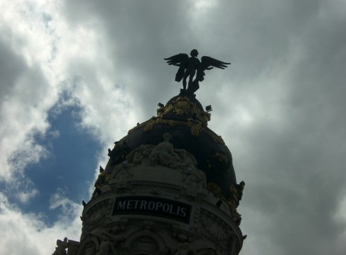 Dark clouds over Madrid