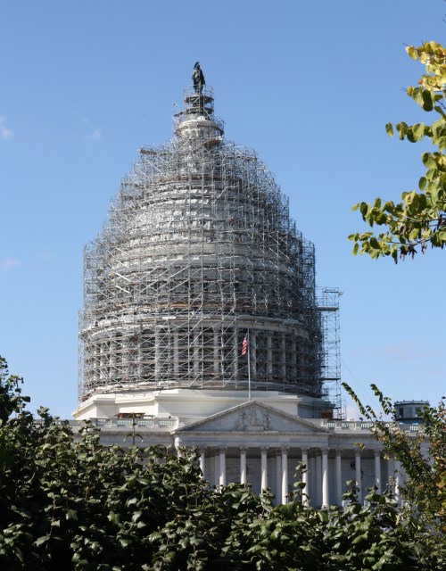 Capitol Building with scaffolding