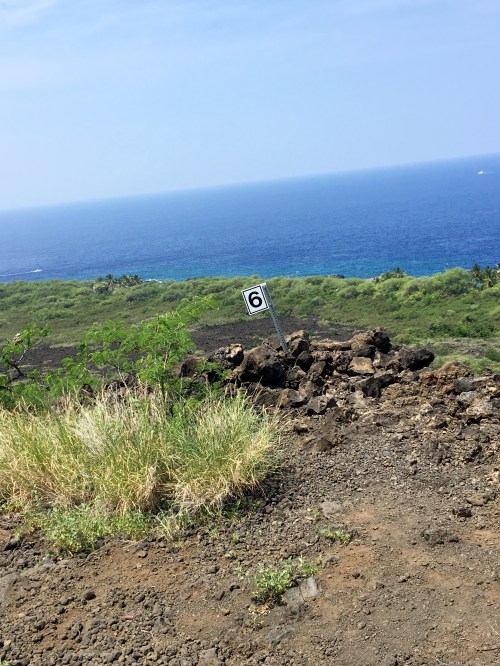 Kealakekua Bay Trail Marker 6