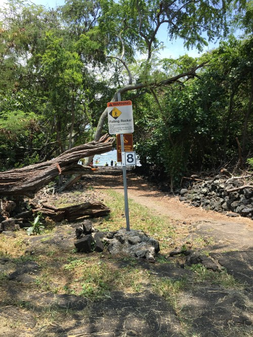 WP Kealakekua Bay Trail Marker 8